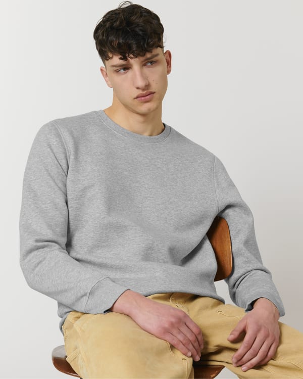 ROLLER - HEATHER GREY - SWEATSHIRTS CREWNECK - UNISEX