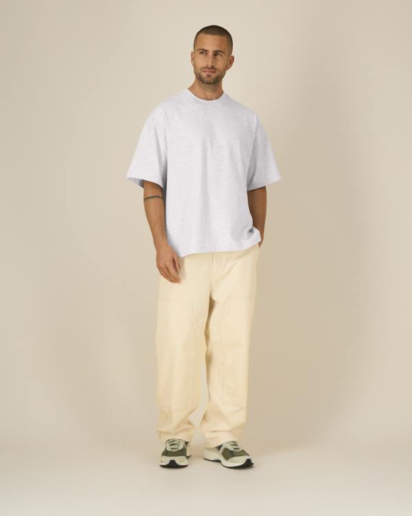 ASHER - COOL HEATHER GREY - TEE-SHIRTS SHORT SLEEVES - UNISEXO