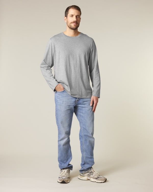 CREATOR 2.0 LONG SLEEVE - HEATHER GREY - TEE-SHIRTS LONG SLEEVES - UNISEKS