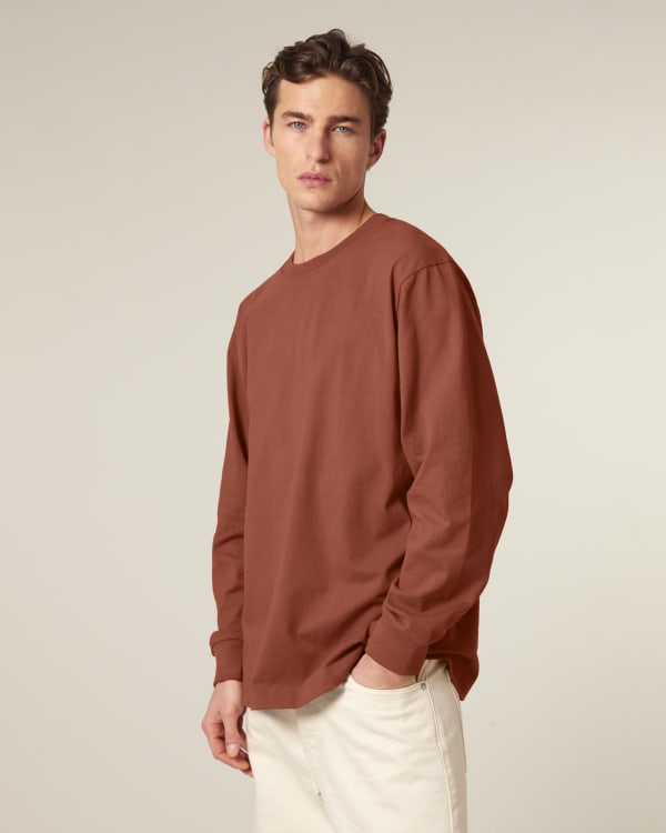 FREESTYLER LONG SLEEVE - HERITAGE BROWN - TEE-SHIRTS LONG SLEEVES - UNISEKS