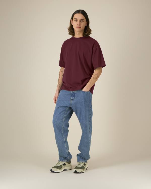 BREEZER - BURGUNDY - TEE-SHIRTS SHORT SLEEVES - UNISEX