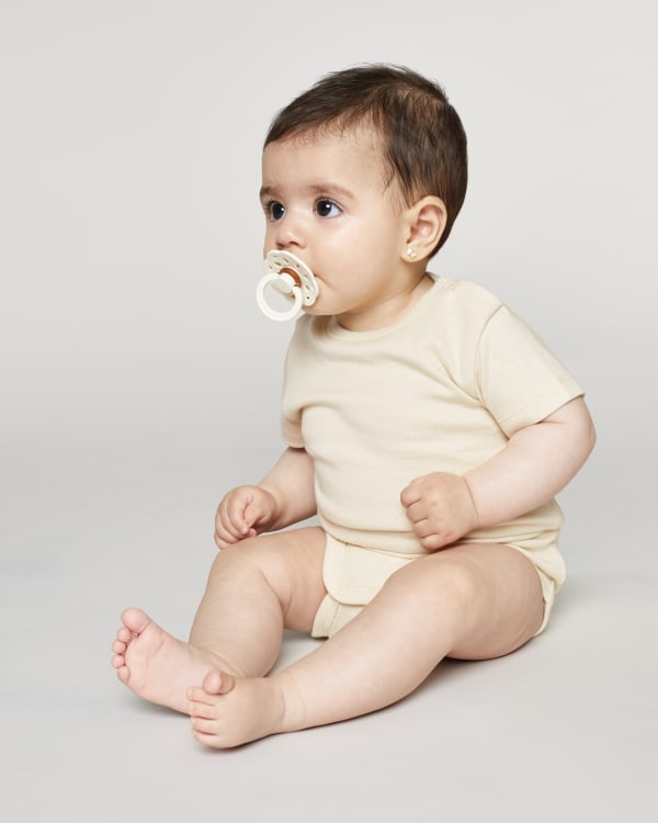 BABY BODY - NATURAL RAW - BODY SHORT SLEEVES - BABY