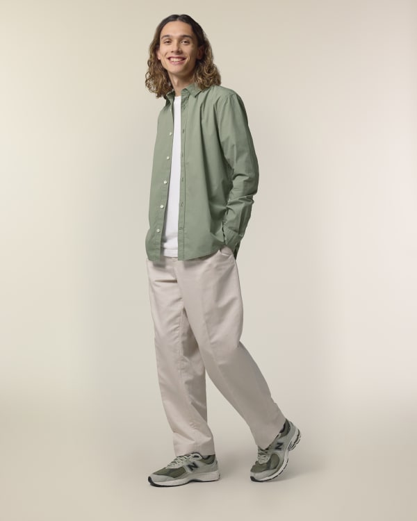 STANLEY STYLER SHIRT - SOFT KHAKI - SHIRTS NON DENIM - MEN