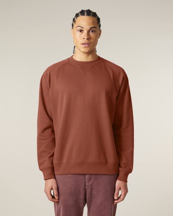 Knoxer | Blank unisex raglan crew neck sweatshirt