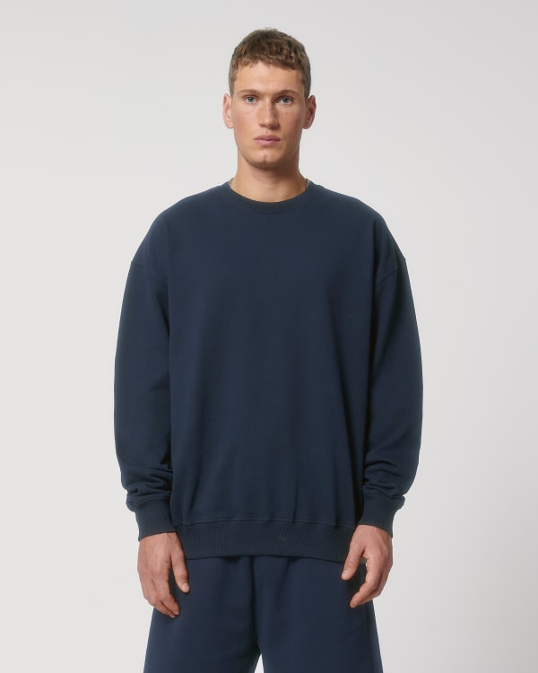 LEDGER DRY - FRENCH NAVY - SWEATSHIRTS CREWNECK - UNISEX