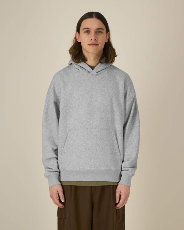 CHASER - HEATHER GREY - SWEATSHIRTS HOODIE - UNISEX