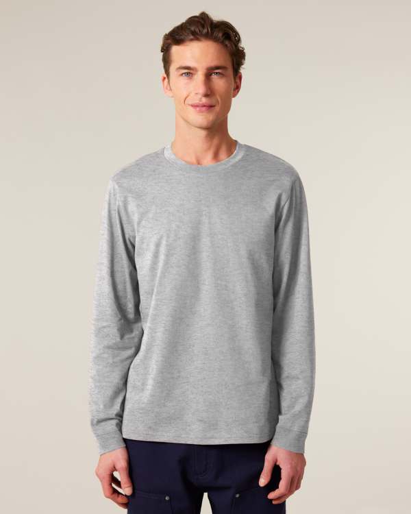 CREATOR 2.0 LONG SLEEVE - HEATHER GREY - TEE-SHIRTS LONG SLEEVES - UNISEX