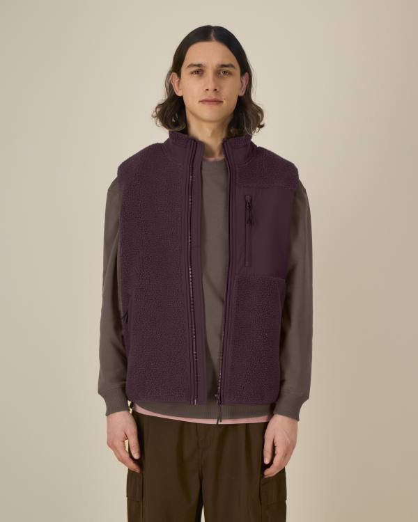 LINER - RED BROWN - JACKETS SHERPA - UNISEX