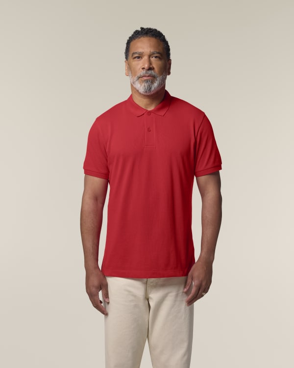 STANLEY COASTER - RED - POLOS SHORT SLEEVES - HOMMES
