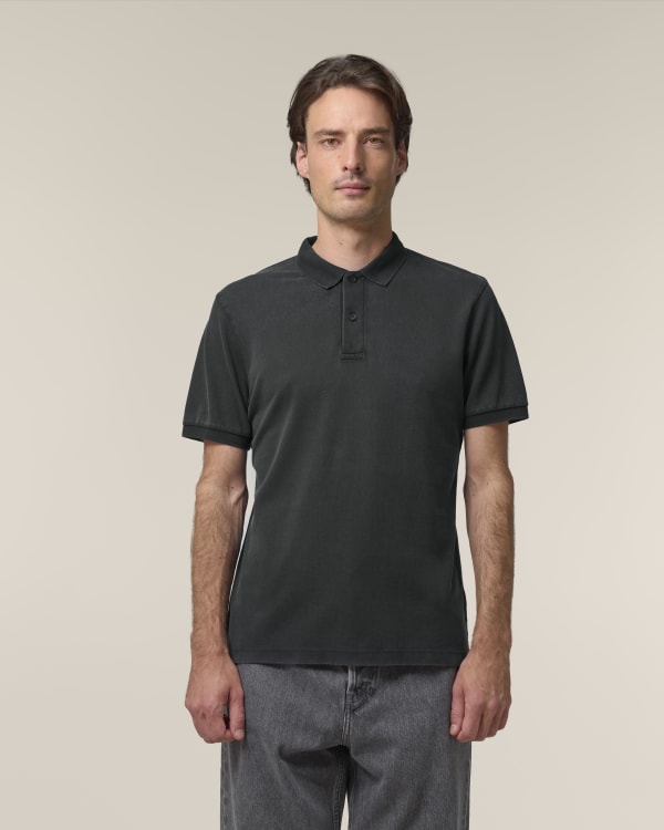 COASTER VINTAGE - G. DYED BLACK ROCK - POLOS SHORT SLEEVES - UNISEX
