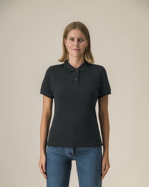 STELLA COASTER - BLACK - POLOS SHORT SLEEVES - WOMEN