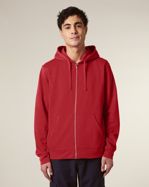 MIXER - RED - SWEATSHIRTS JACKET - UNISEXE