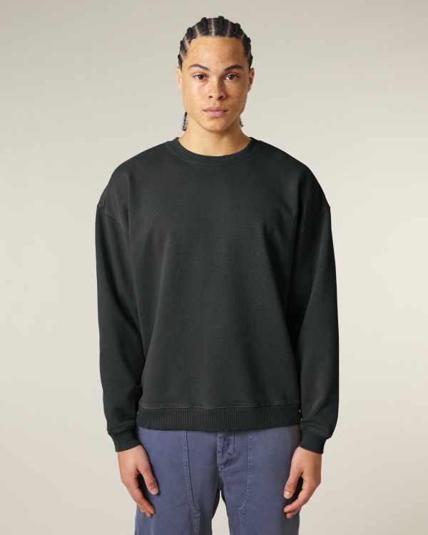 RADDER 2.0 VINTAGE - G. DYED BLACK ROCK - SWEATSHIRTS CREWNECK - UNISEX