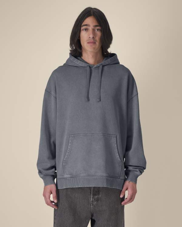 SLAMMER 2.0 VINTAGE - G. DYED ANTHRACITE - SWEATSHIRTS HOODIE - UNISEX