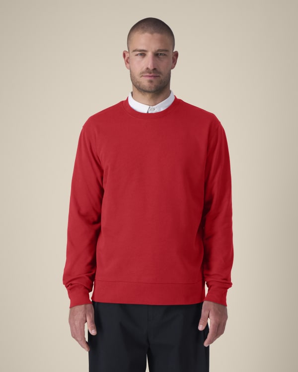 THINKER - RED - SWEATSHIRTS CREWNECK - UNISEXE