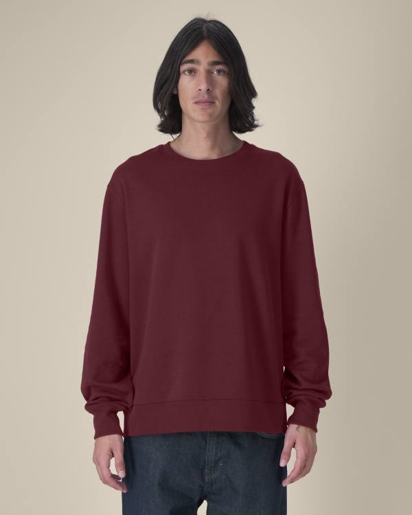 THINKER - BURGUNDY - SWEATSHIRTS CREWNECK - UNISEXE