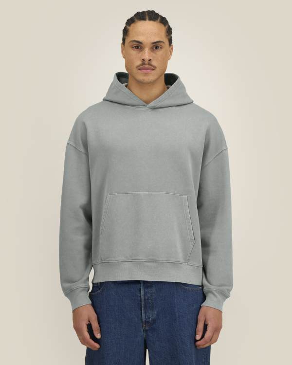CHASER VINTAGE - G. DYED MISTY GREY - SWEATSHIRTS HOODIE - UNISEX