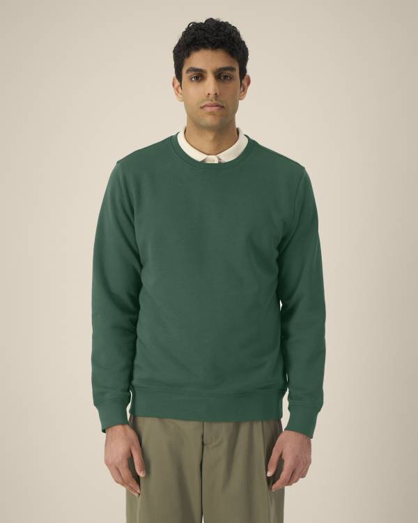 ROLLER - BOTTLE GREEN - SWEATSHIRTS CREWNECK - UNISEX