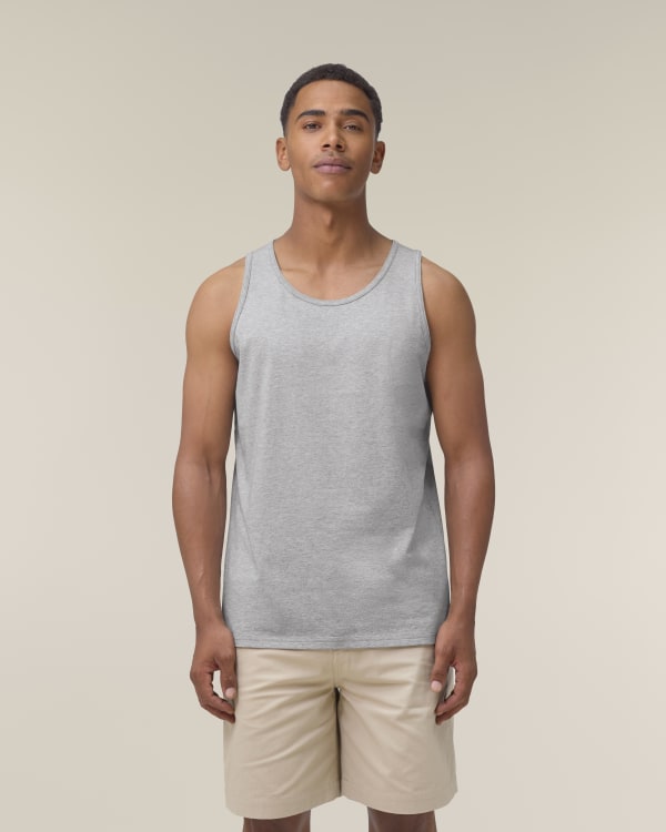 STANLEY STANCER - HEATHER GREY - TEE-SHIRTS TANK - UOMINI