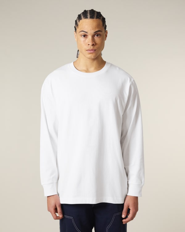 FREESTYLER LONG SLEEVE - WHITE - TEE-SHIRTS LONG SLEEVES - UNISEKS