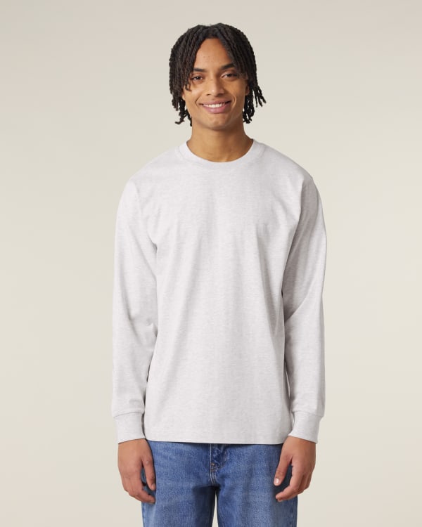 FREESTYLER LONG SLEEVE - COOL HEATHER GREY - TEE-SHIRTS LONG SLEEVES - UNISEKS