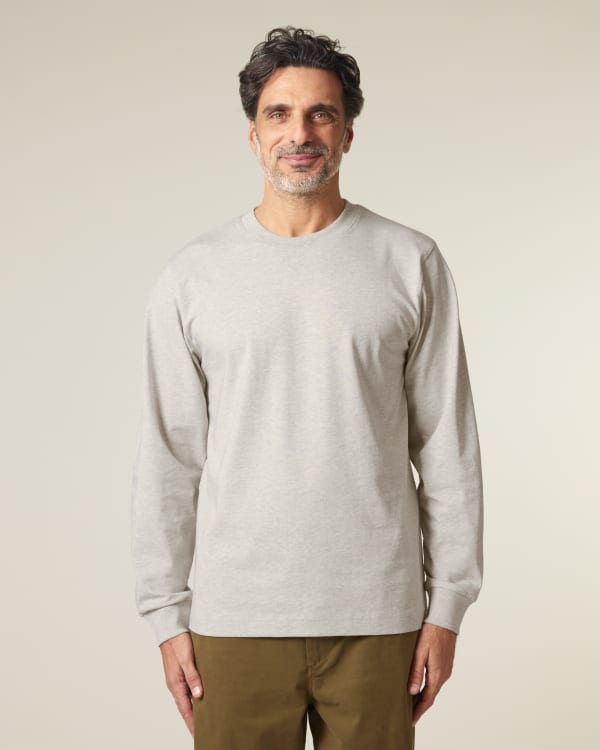 32 Gradi, Maglietta Da Uomo A Maniche Lunghe, Girocollo, Confezione Da 2 - XL - Foto 2