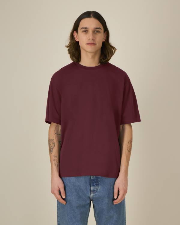 BREEZER - BURGUNDY - TEE-SHIRTS SHORT SLEEVES - UNISEX