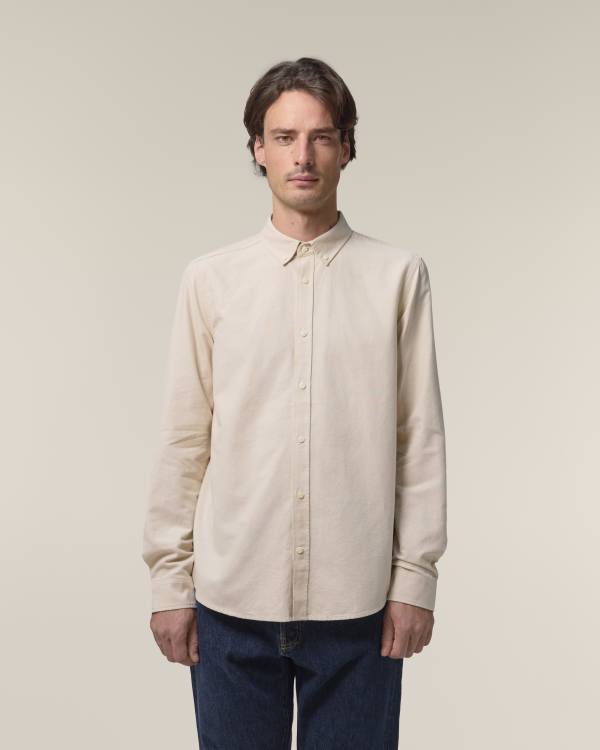 STANLEY OXFORD SHIRT - BEIGE OXFORD - SHIRTS NON DENIM - MEN