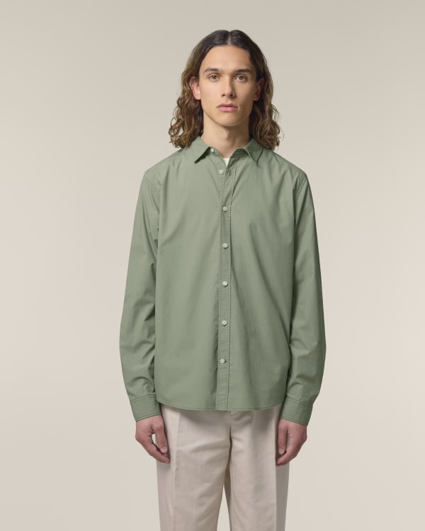 STANLEY STYLER SHIRT - SOFT KHAKI - SHIRTS NON DENIM - MEN