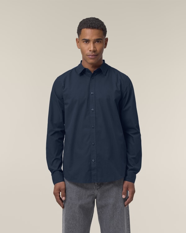 STANLEY STYLER SHIRT - FRENCH NAVY - SHIRTS NON DENIM - HOMMES