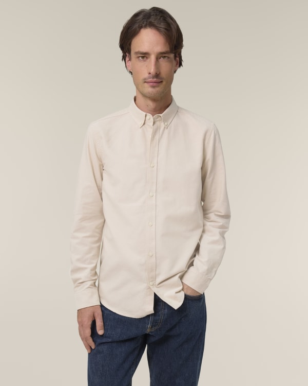 STANLEY OXFORD SHIRT - BEIGE OXFORD - SHIRTS NON DENIM - MEN