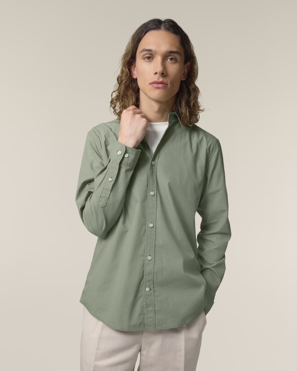STANLEY STYLER SHIRT - SOFT KHAKI - SHIRTS NON DENIM - MEN