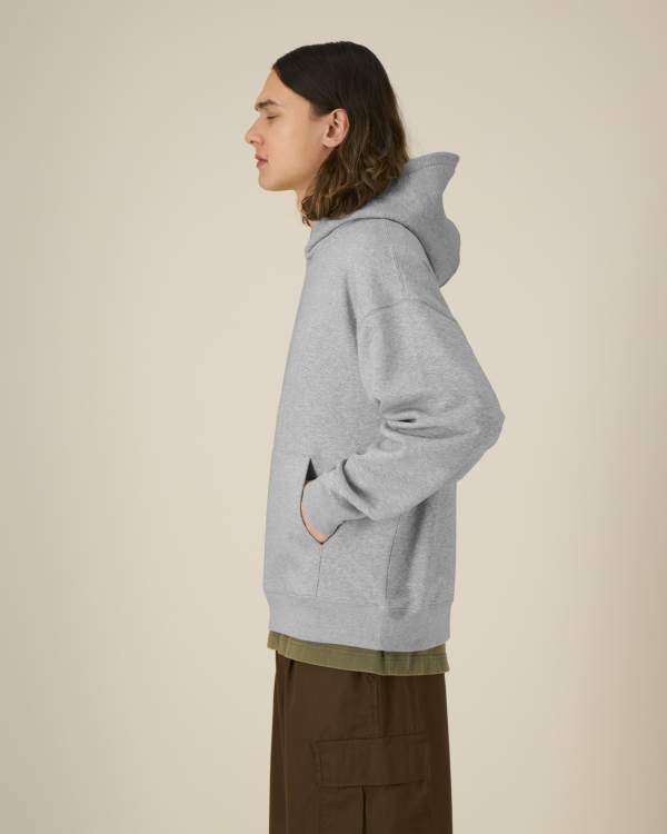 CHASER - HEATHER GREY - SWEATSHIRTS HOODIE - UNISEX