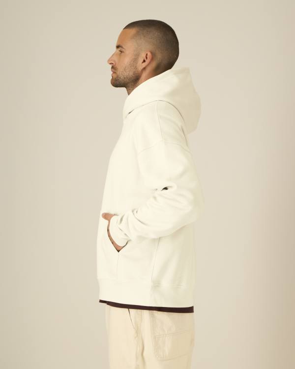 CHASER - CREAM - SWEATSHIRTS HOODIE - UNISEX