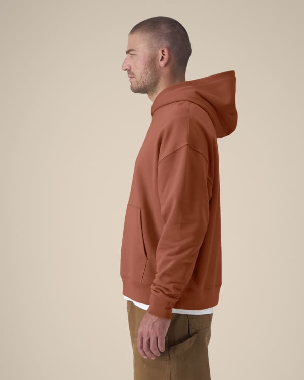 CHASER - HERITAGE BROWN - SWEATSHIRTS HOODIE - UNISEXE
