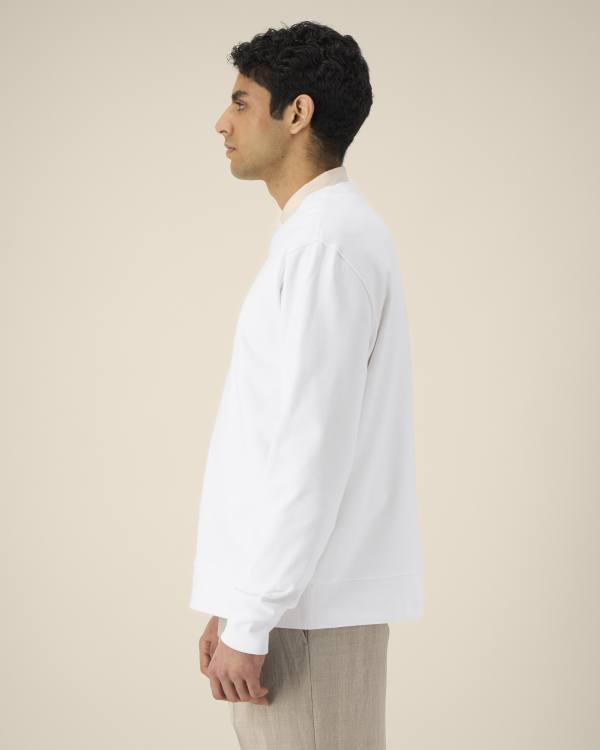 THINKER - WHITE - SWEATSHIRTS CREWNECK - UNISEXE