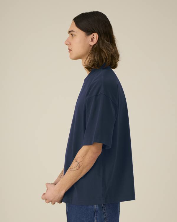 ASHER - FRENCH NAVY - TEE-SHIRTS SHORT SLEEVES - UNISEXO