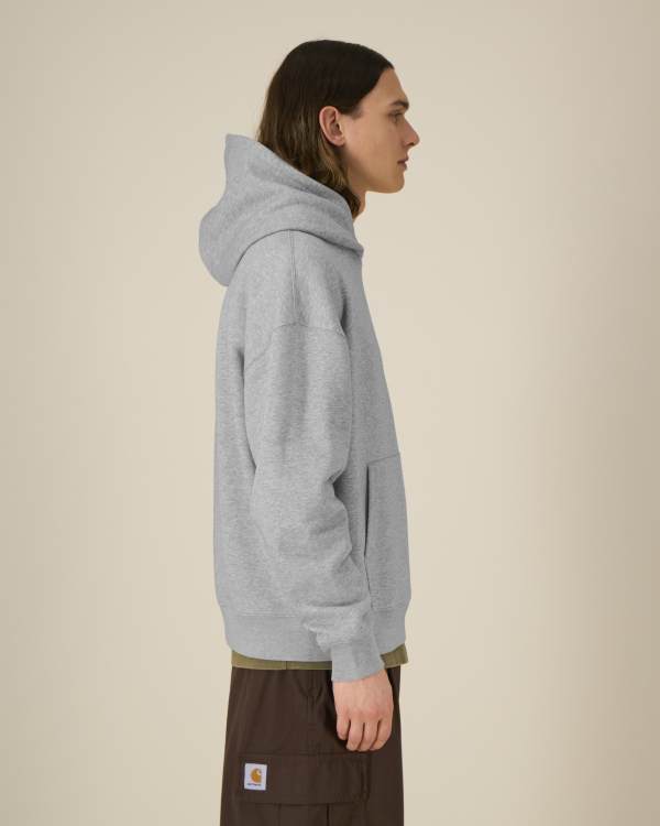 CHASER - HEATHER GREY - SWEATSHIRTS HOODIE - UNISEX