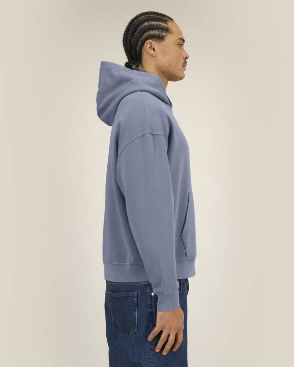 CHASER VINTAGE - G. DYED BLUE GREY - SWEATSHIRTS HOODIE - UNISEX