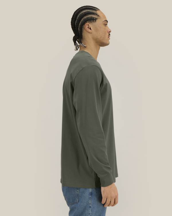 CREATOR 2.0 LONG SLEEVE - KHAKI GREEN - TEE-SHIRTS LONG SLEEVES - UNISEX