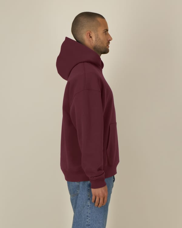 CHASER - BURGUNDY - SWEATSHIRTS HOODIE - UNISEXO