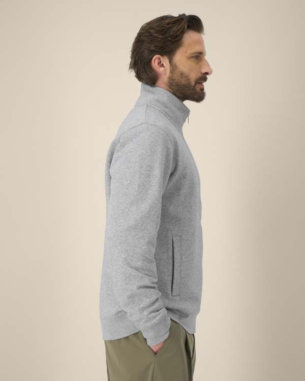 TRAILER 2.0 - HEATHER GREY - SWEATSHIRTS JACKET - UNISEX