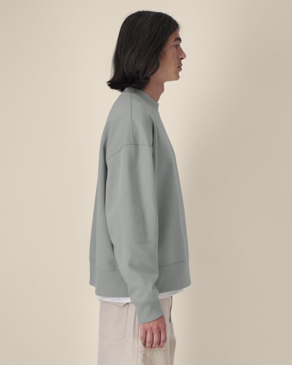 RYLER - MISTY GREY - SWEATSHIRTS CREWNECK - UNISEX