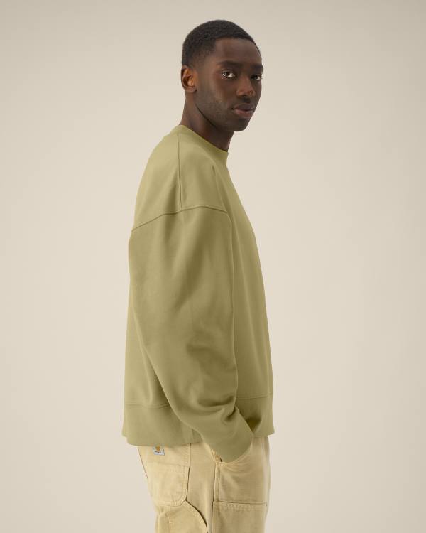 RYLER - FADED OLIVE - SWEATSHIRTS CREWNECK - UNISEX