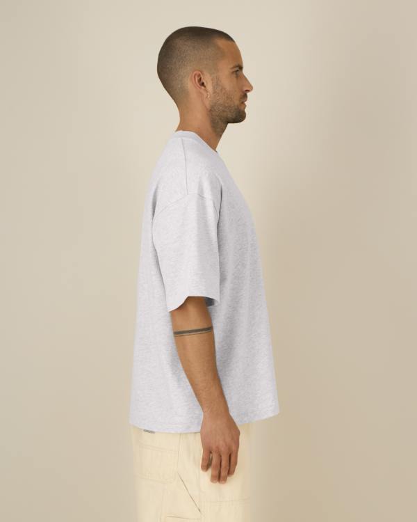 ASHER - COOL HEATHER GREY - TEE-SHIRTS SHORT SLEEVES - UNISEXO