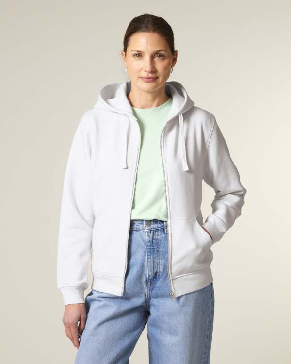 MIXER - WHITE - SWEATSHIRTS HOODIE - UNISEX