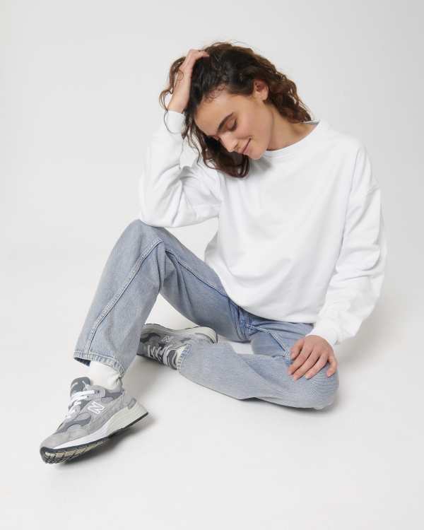 LEDGER DRY - WHITE - SWEATSHIRTS CREWNECK - UNISEX