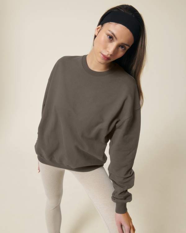 LEDGER DRY - MOCHA - SWEATSHIRTS CREWNECK - UNISEX