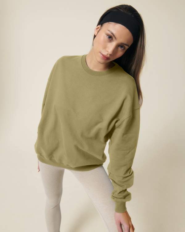 LEDGER DRY - FADED OLIVE - SWEATSHIRTS CREWNECK - UNISEX