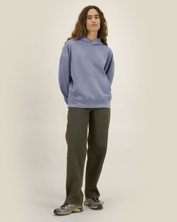 CHASER VINTAGE - G. DYED BLUE GREY - SWEATSHIRTS HOODIE - UNISEX
